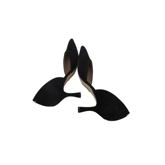 Sam Edelman Viv Pumps Size 9.5M Black Suede Pointed Toe Heels - Picture 5 of 6